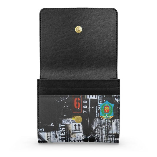 NY5 - Luxury Full Grain Nappa Leather -Small Leather Foldover Purse | Marivel Suri