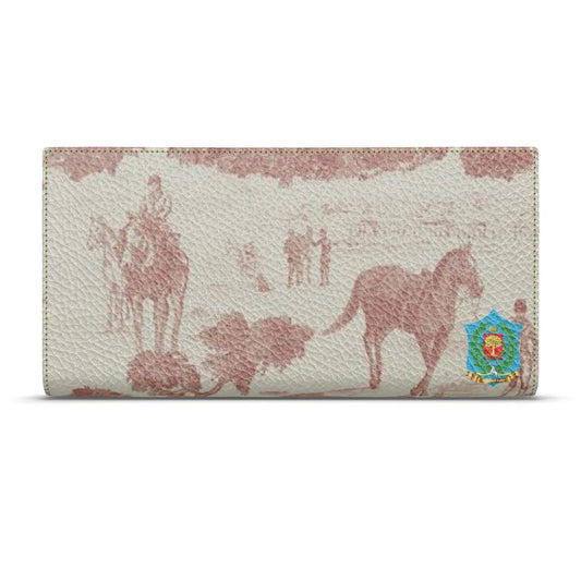 Equistrian School - Luxury Full Grain Nappa Leather -Travel Wallet | Marivel Suri