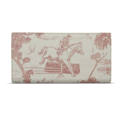 Equistrian School - Luxury Full Grain Nappa Leather -Travel Wallet | Marivel Suri
