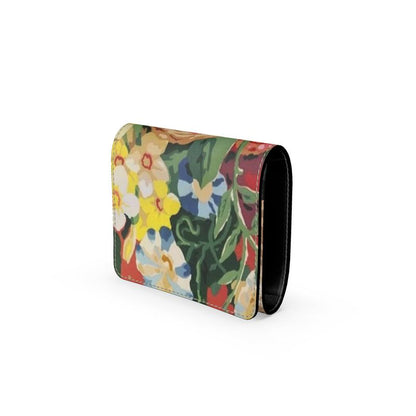 Bloomingdale -Small Leather Foldover Purse | Marivel Suri