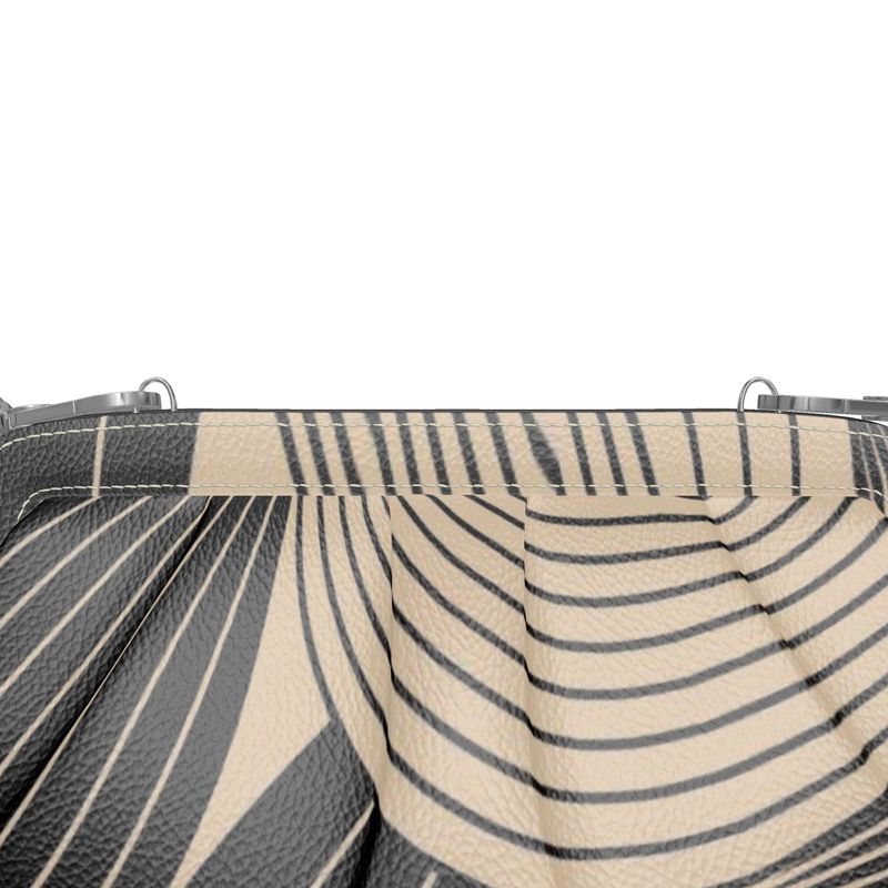 Cafe Noir -Pleated Soft Frame Bag | Marivel Suri