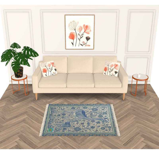 Deer and Fawn - Heavyweight Velvet with Anti-slip Latex