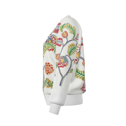 Fiori - Pure Mulberry Silk - 100% Reversible Silk Bomber Jacket