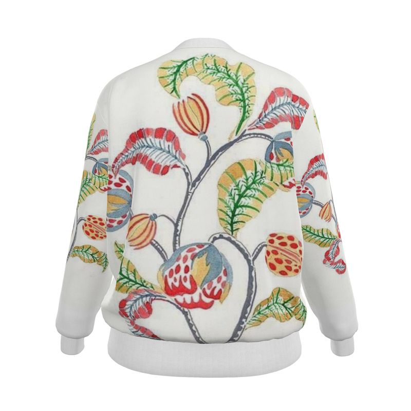 Fiori - Pure Mulberry Silk - 100% Reversible Silk Bomber Jacket