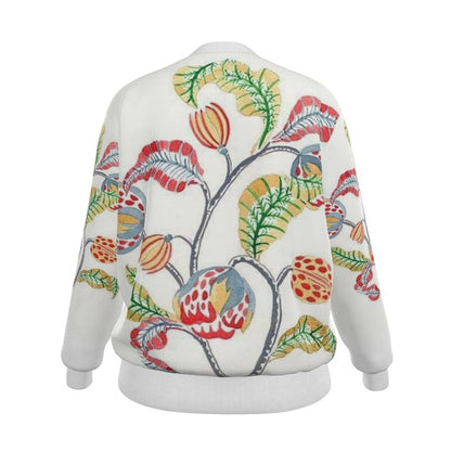 Fiori - Pure Mulberry Silk - 100% Reversible Silk Bomber Jacket