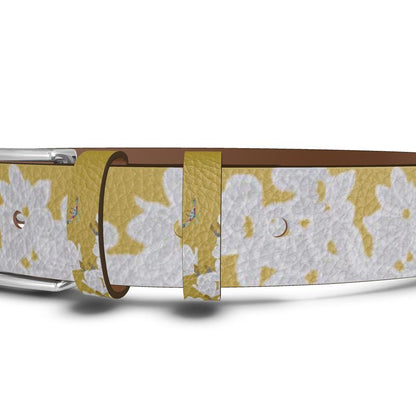 Autumn Flowers - Luxury full Grain Leather