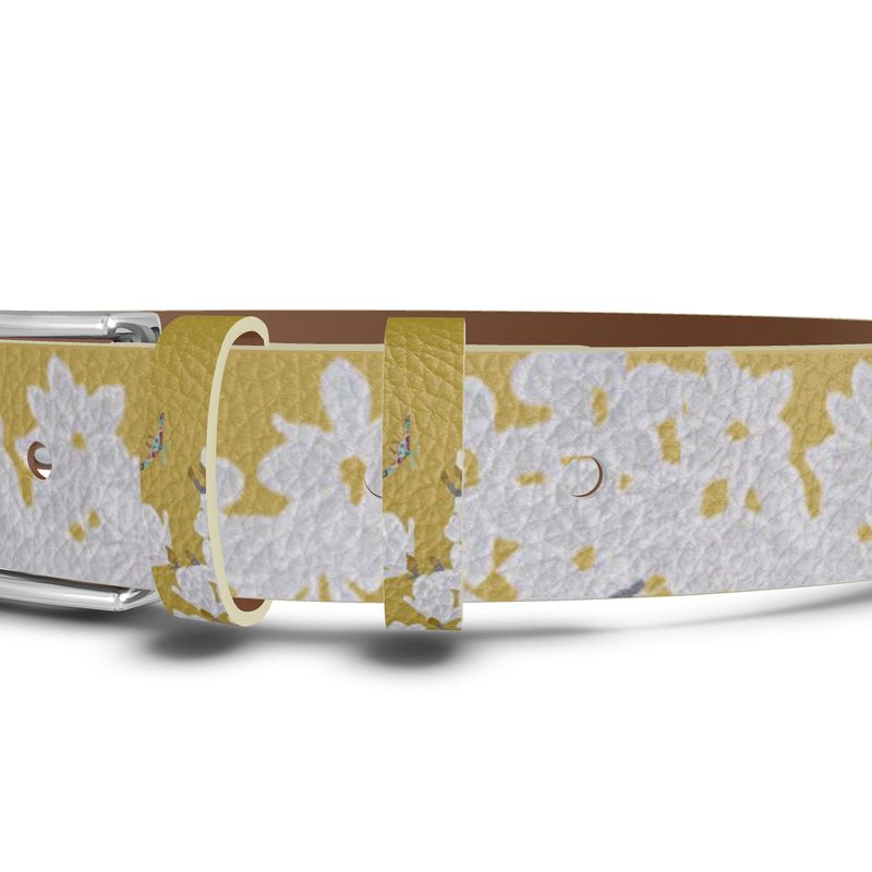 Autumn Flowers - Luxury full Grain Leather