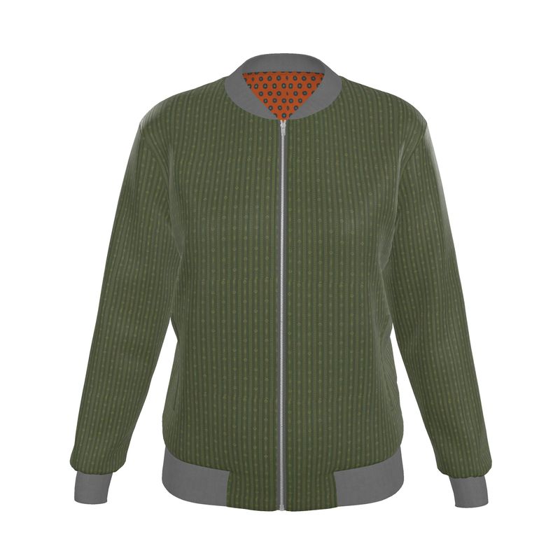Women's Reversible Silk Bomber Jacket