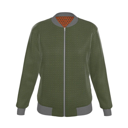 Women's Reversible Silk Bomber Jacket