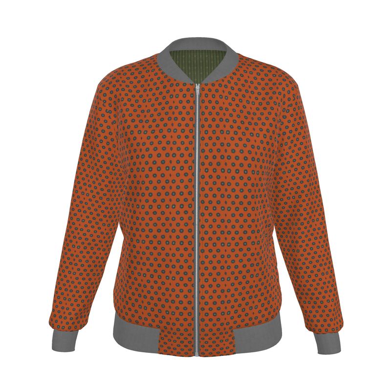 Women's Reversible Silk Bomber Jacket