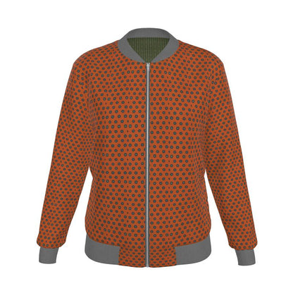 Women's Reversible Silk Bomber Jacket