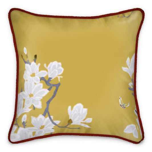 Autumn Flowers - Pure Mulberry Silk  - 100% Silk Pillows