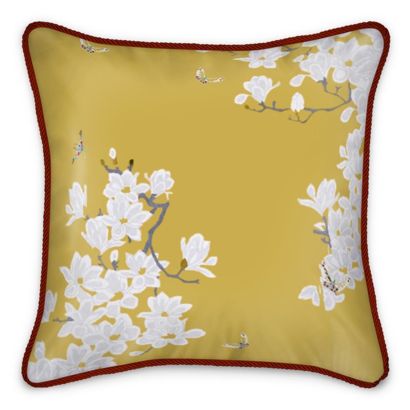 Autumn Flowers - Pure Mulberry Silk  - 100% Silk Pillows