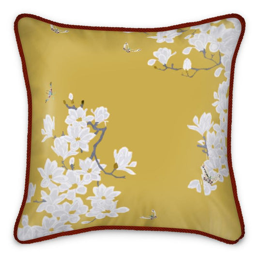 Autumn Flowers - Pure Mulberry Silk  - 100% Silk Pillows