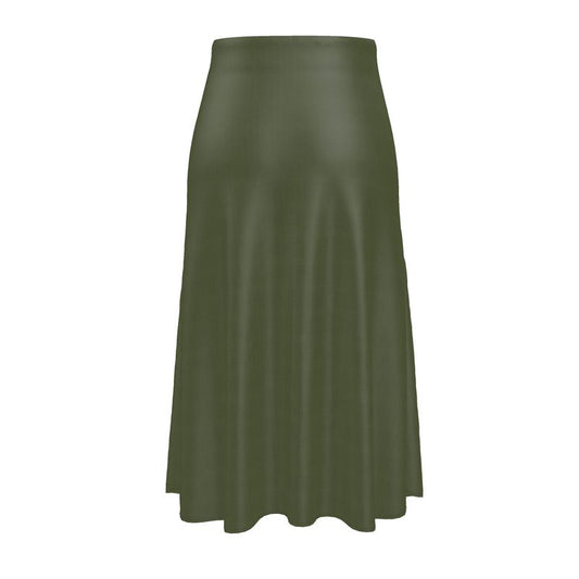 Hunter - Pure Mulberry Silk  - Long 100% Silk Skirt