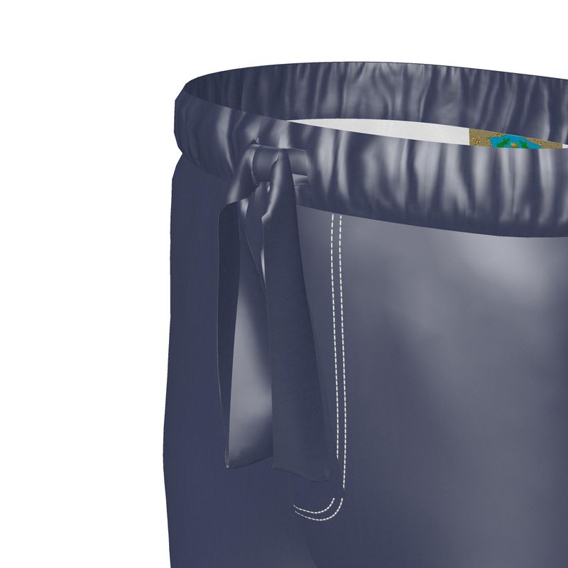 Autumn Flowers - Pure Mulberry Silk - 100% Luxury Silk Pyjama Trousers