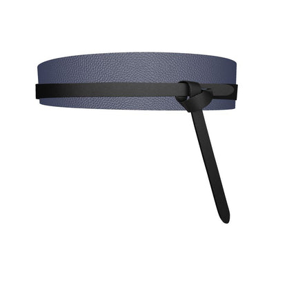 Blue Velvet - Luxury Full-Grain Leather - 100% Leather Wrap Belt