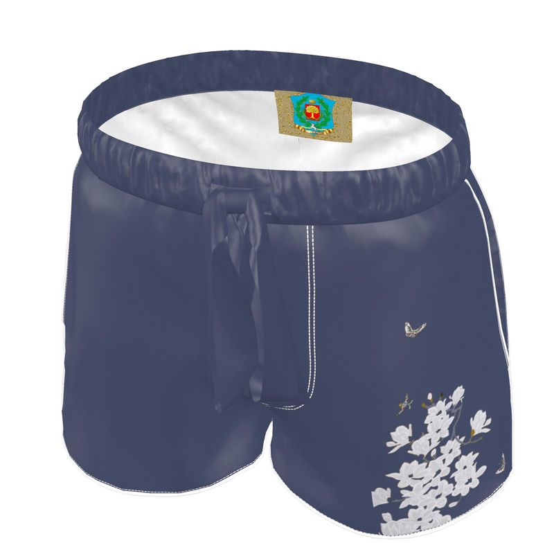 Blue Velvet - Pure Mulberry Silk - 100% Luxury Silk Pyjama Shorts