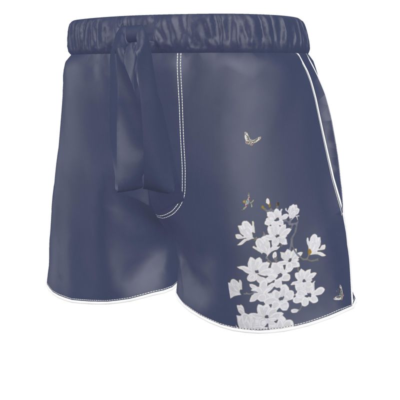 Blue Velvet - Pure Mulberry Silk - 100% Luxury Silk Pyjama Shorts