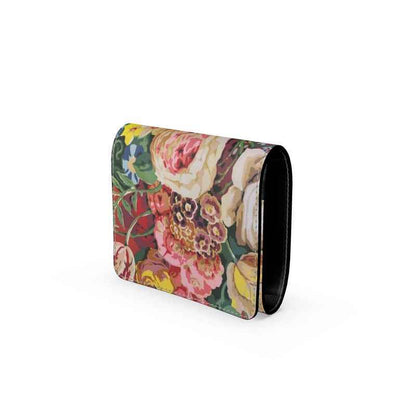 Bloomingdale - Luxury Full-Grain Leather -Small Leather Foldover Purse