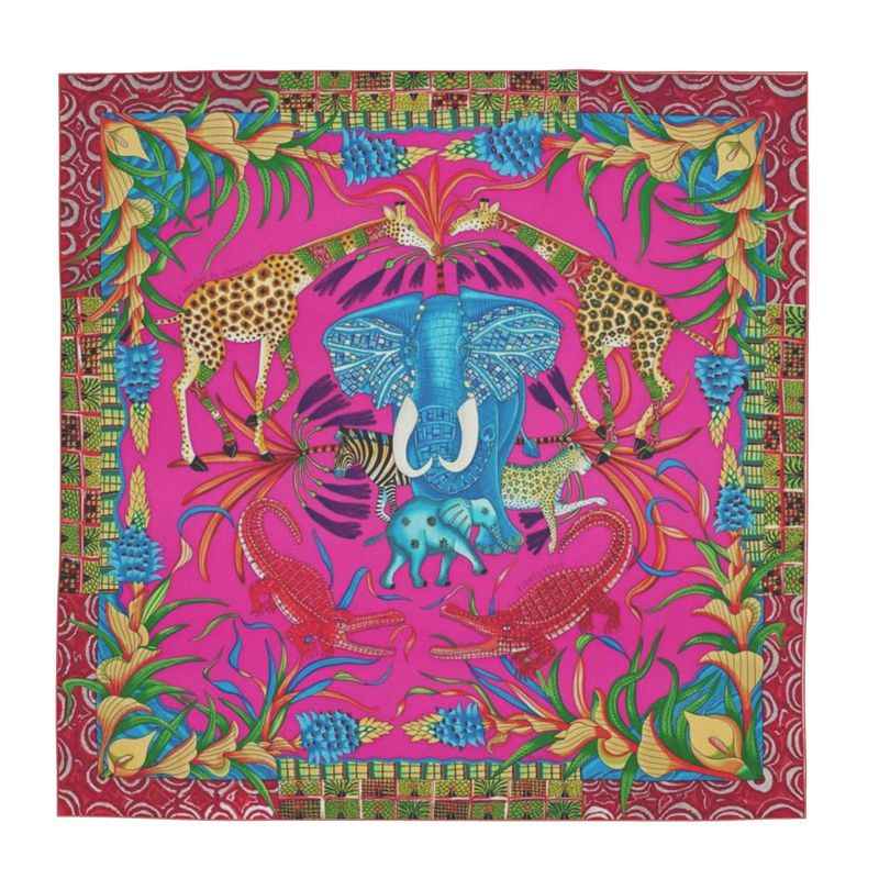 African Colors - Luxury Mulberry Silk 54 gsm - 100% Silk Scarf