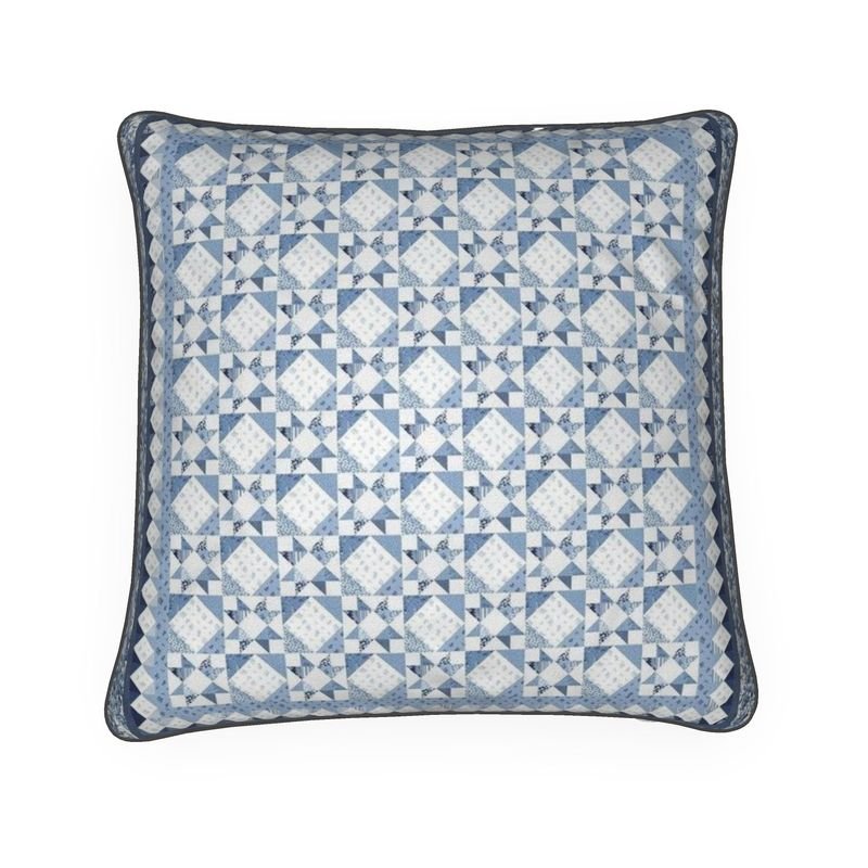 Blue and White