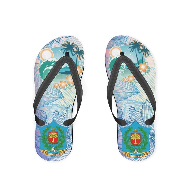 MBOSS.US - Climb the Mountain - Designer Flip-Flops