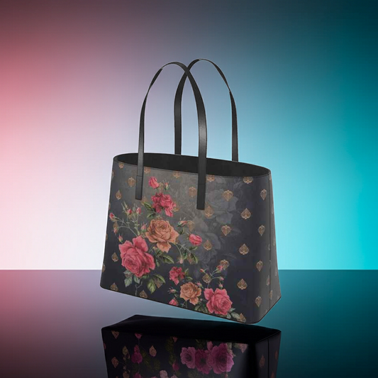 Floret's Field - Luxury Full Grain Nappa Leather -Kika Tote | Marivel Suri