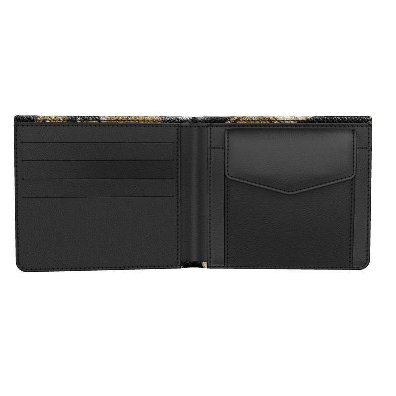Honey - Premium genuine leather wallet handmade to order in sleek black with card slots and coin pouch, ideal for stylish men’s luggage & bags.